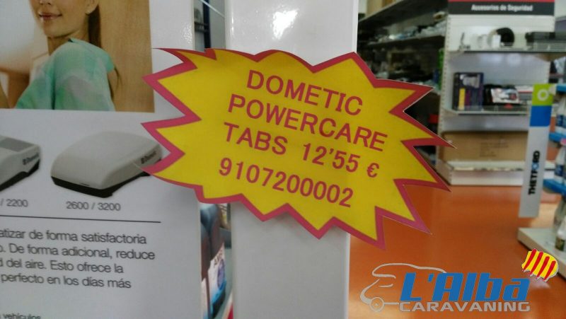 Dometic 500556 Powercare Blue Tabs 20Und Pastillas Wc Para Water Químico de  Caravana Autocaravana Camper y Barcos