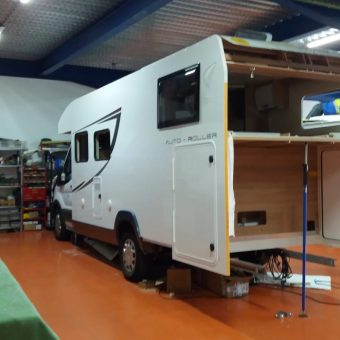 taller de reparación autocaravana